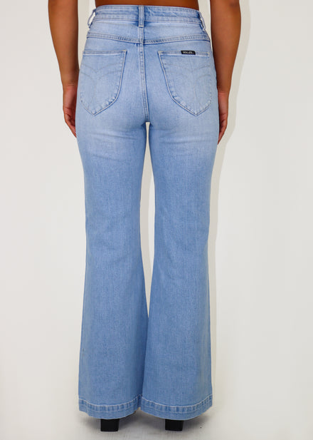 SKINNY FLARE BLUE DENIM – Vamos Jeans