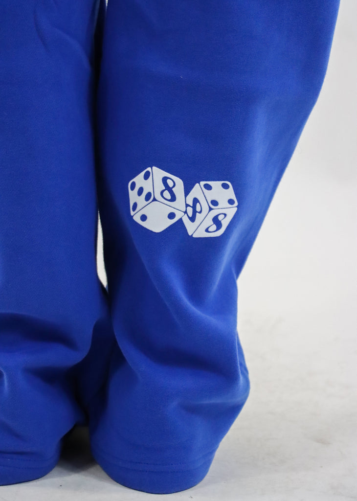 Mayfair Playing with Fate Wide-leg Sweatpants ★ Cobalt Blue