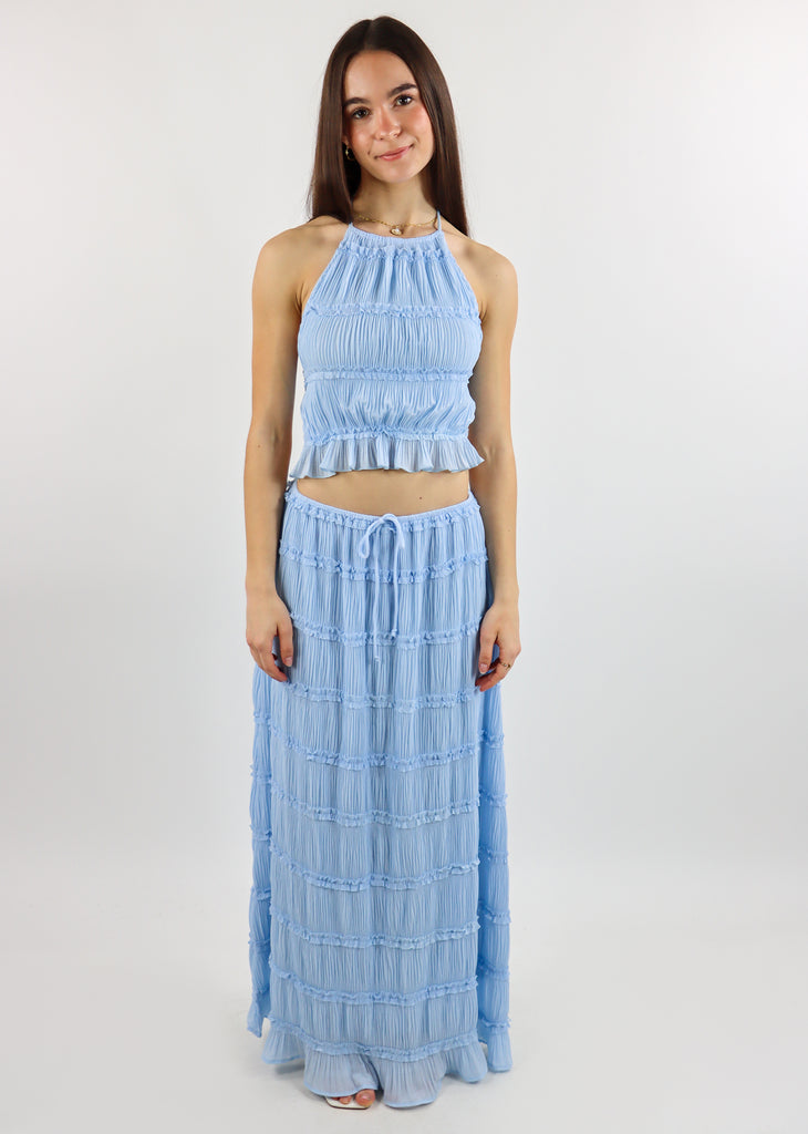 Santorini Halter Top ★ Baby Blue