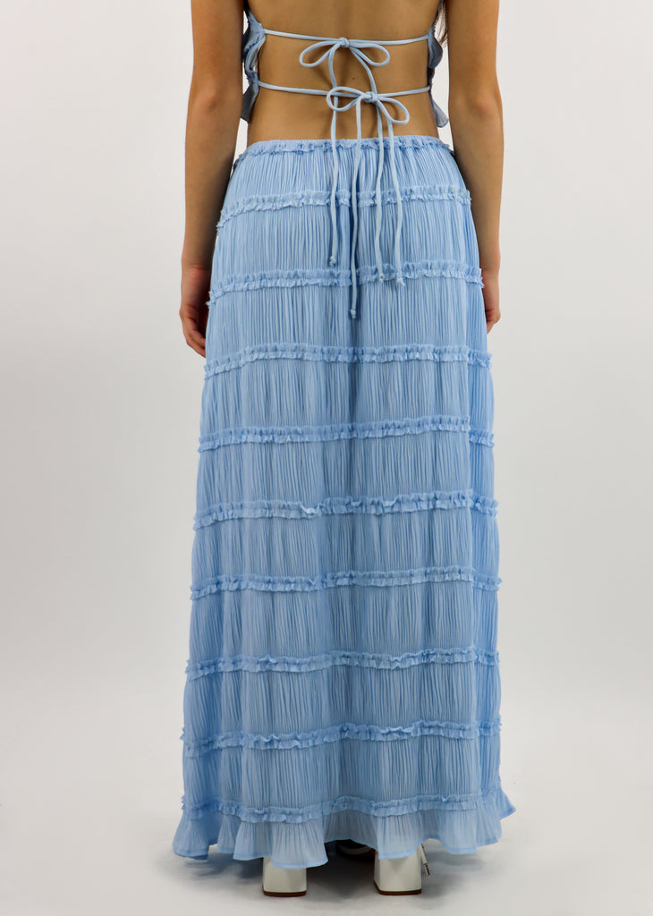 Santorini Maxi Skirt ★ Baby Blue