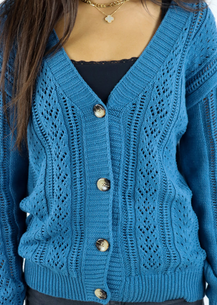 Dancing With You Cardigan ★ Teal