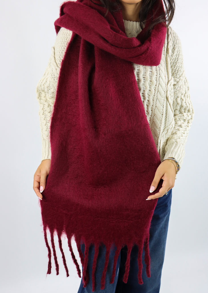 Show Me How Scarf ★ Burgundy