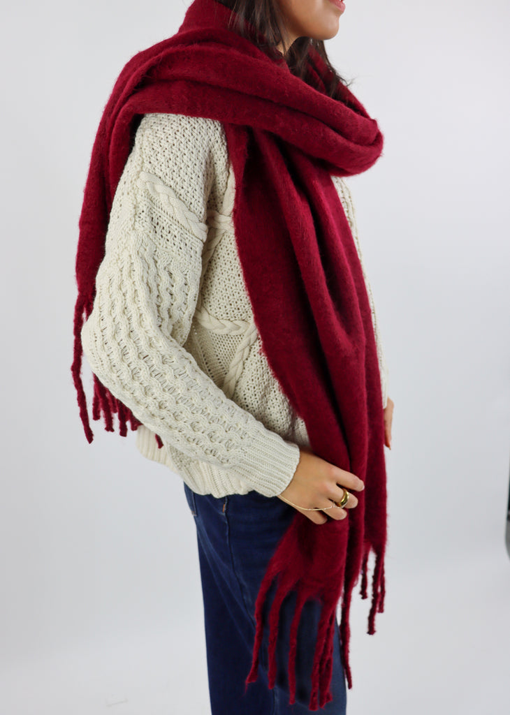 Show Me How Scarf ★ Burgundy