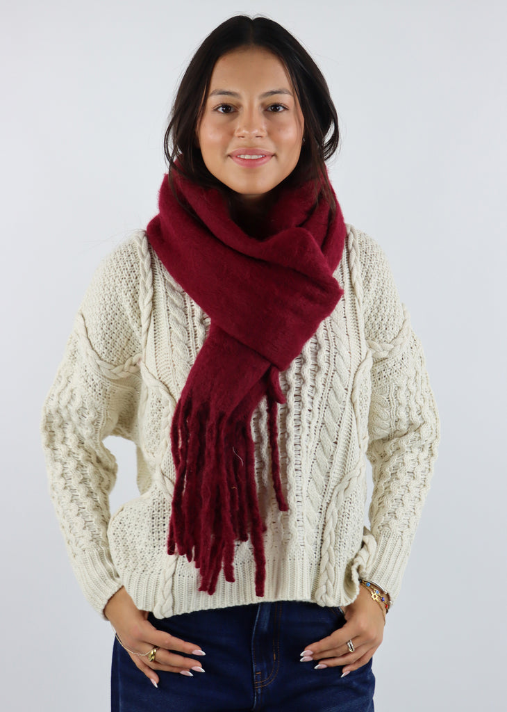 Show Me How Scarf ★ Burgundy