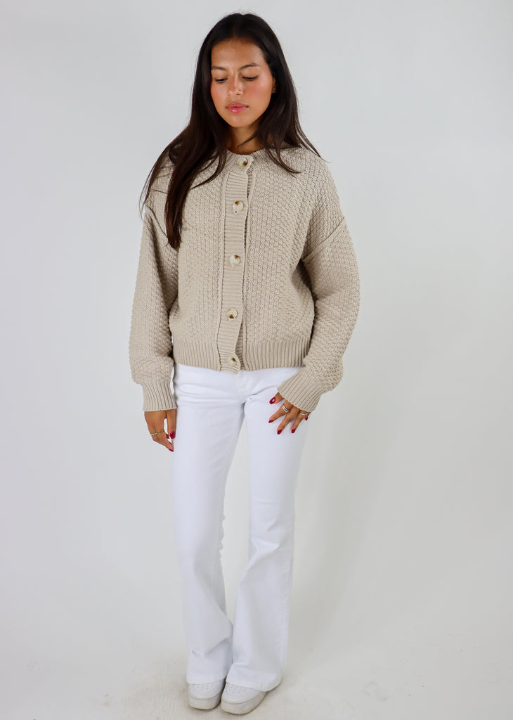 Fall Nights Cardigan ★ Beige