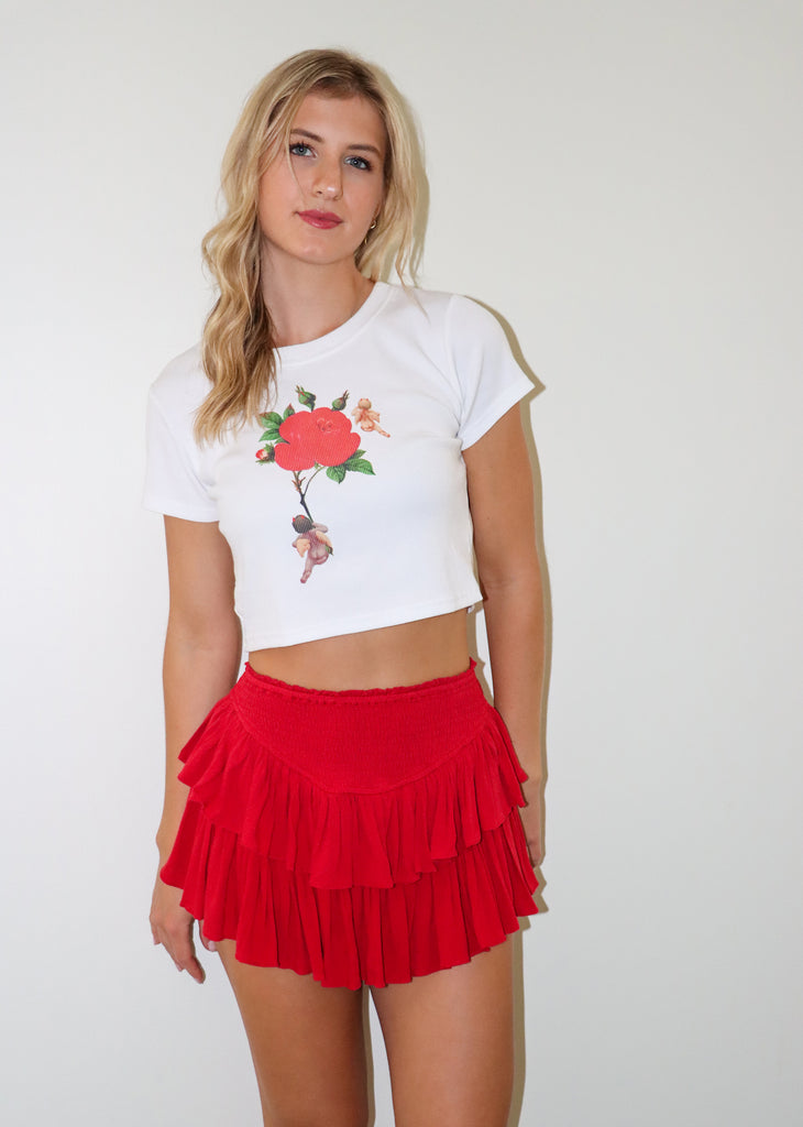 Sunshine Daydream Skirt ★ Cherry Red