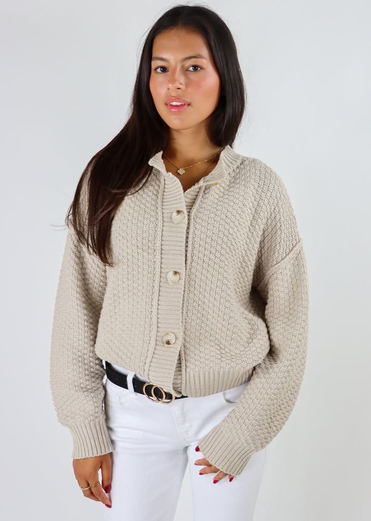 Fall Nights Cardigan ★ Beige