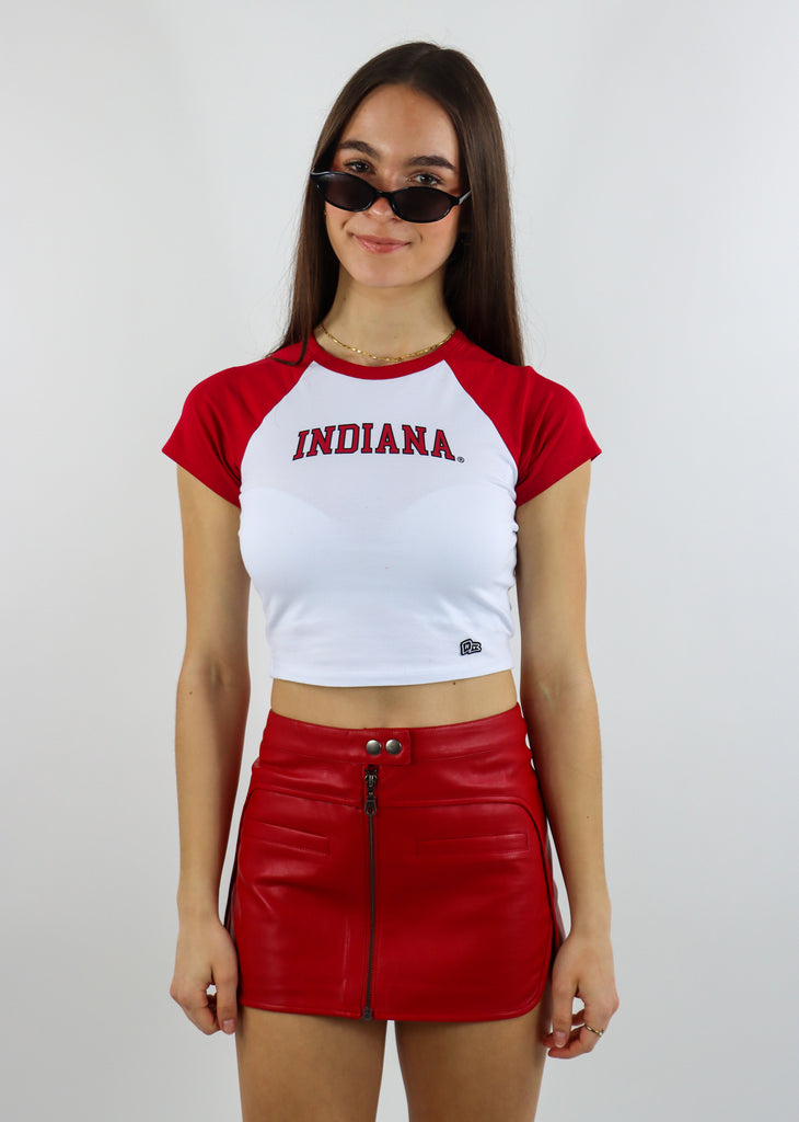 Indiana University Baby Tee ★ White