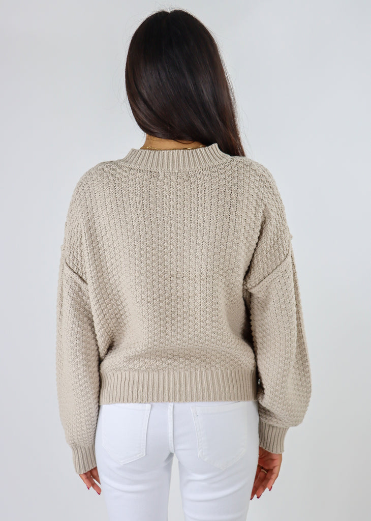 Fall Nights Cardigan ★ Beige