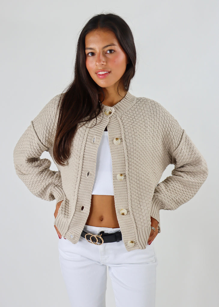 Fall Nights Cardigan ★ Beige