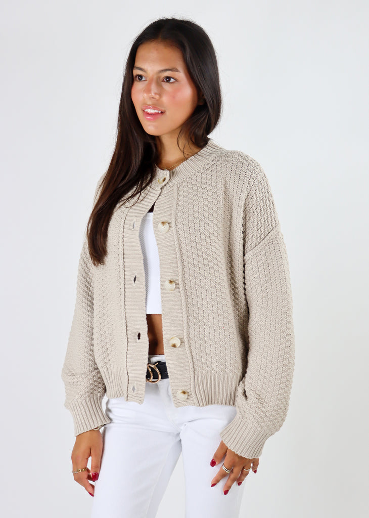 Fall Nights Cardigan ★ Beige