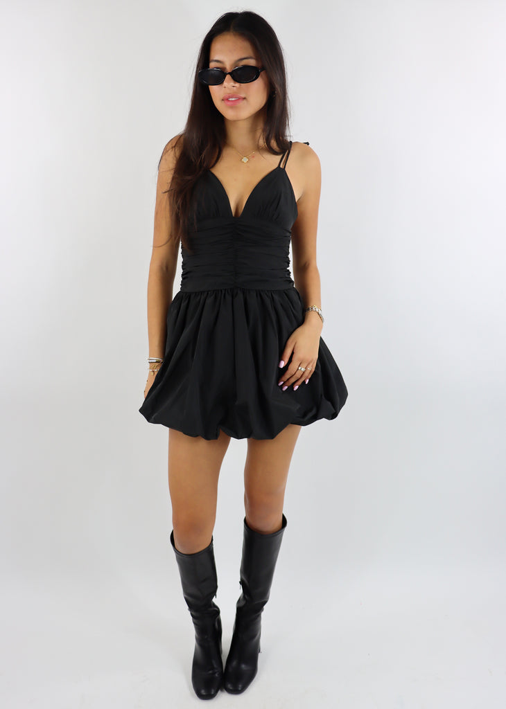 Closer To The Sun Bubble Dress ★ Black