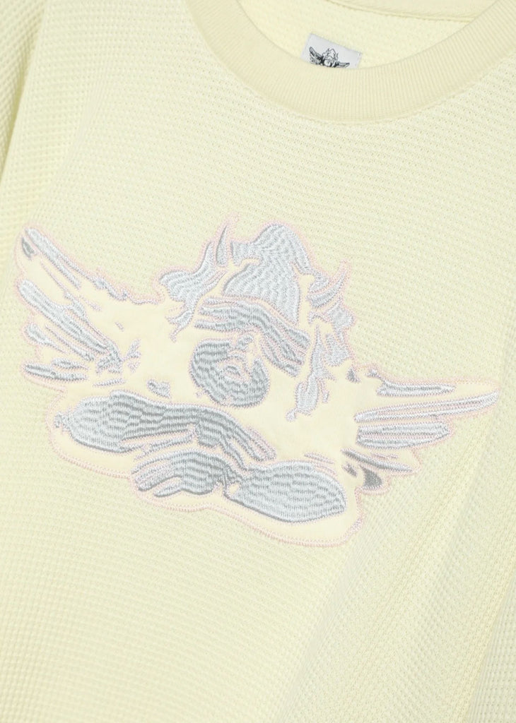 Boys Lie Pastel Me Kara Crewneck ★ Yellow