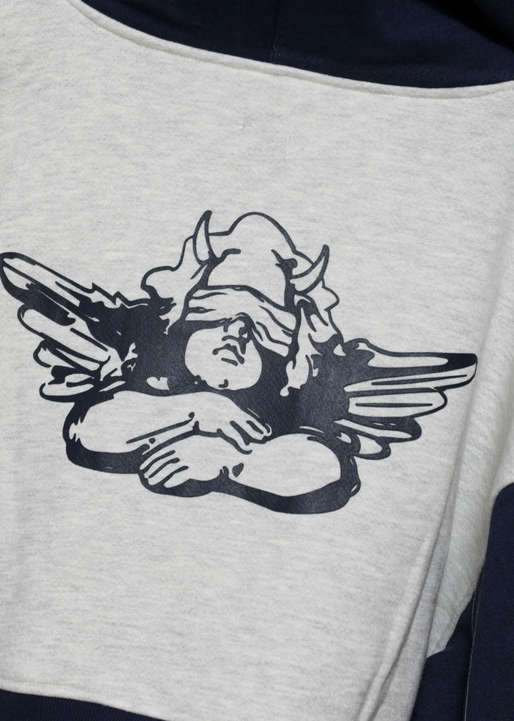 Boys Lie Big Leaguer Alex Zip Up Hoodie ★ Grey