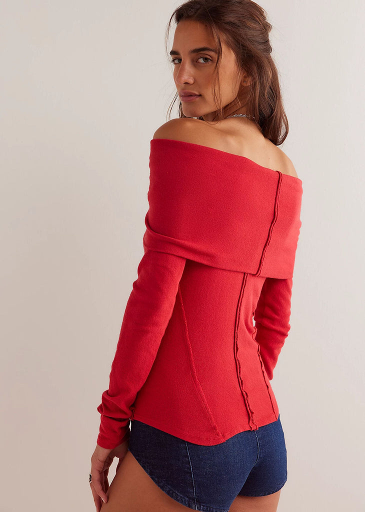 Free People Iris Layering Top ★ Red