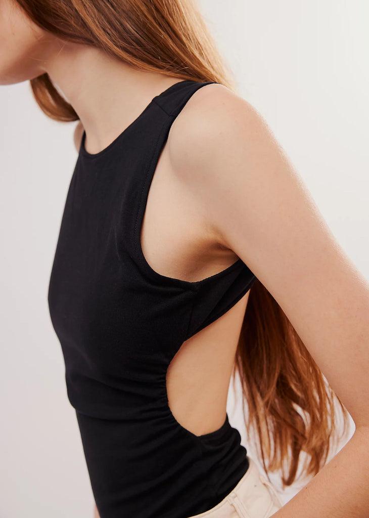 Free People Wear It Out Backless Cami ★ Black