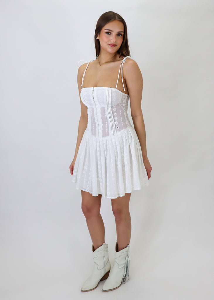 Beautiful Day Mini Dress★ White