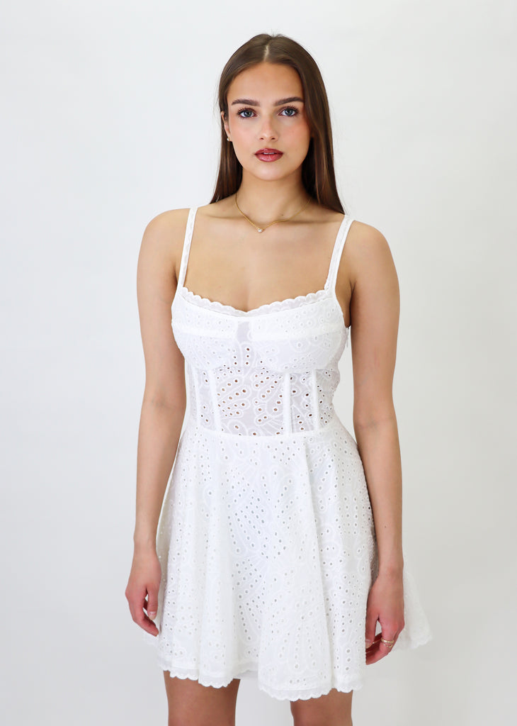 Too Good To Be True Mini Dress ★ White