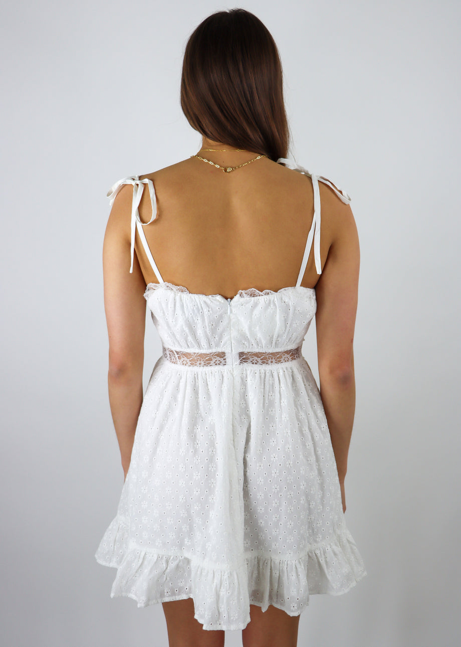 Flowers Dress ☆ White – Rock N Rags