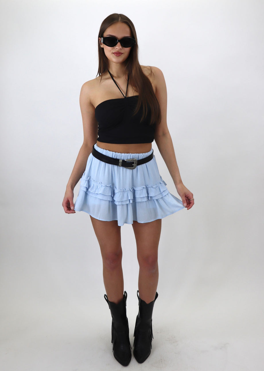 Adore You Skirt Baby Blue Rock N Rags