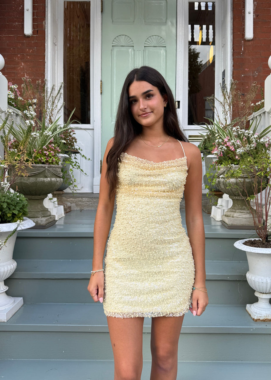 Lemonade Dress Yellow Large