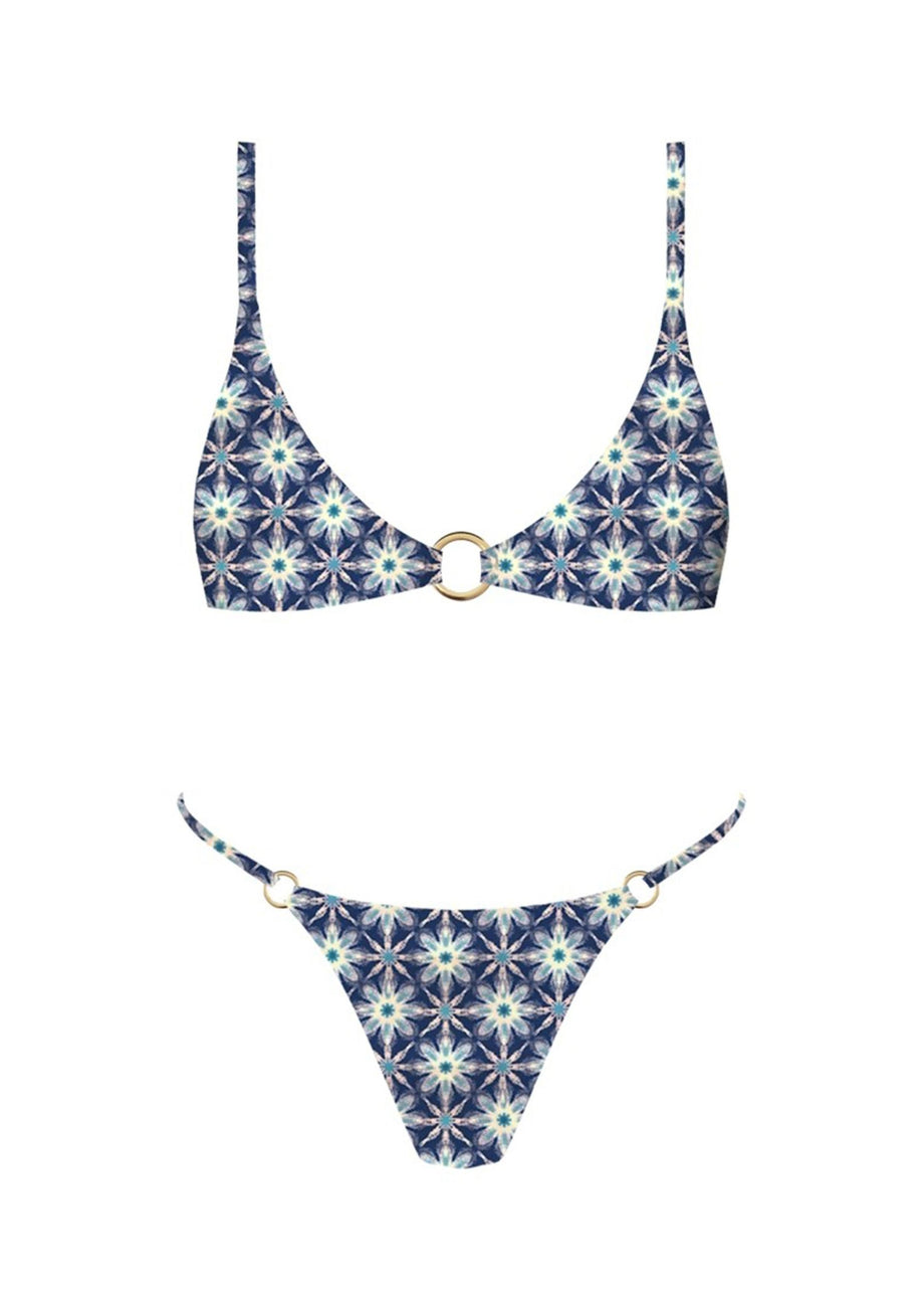 Flower Child Bikini Bottom ☆ Blue – Rock N Rags