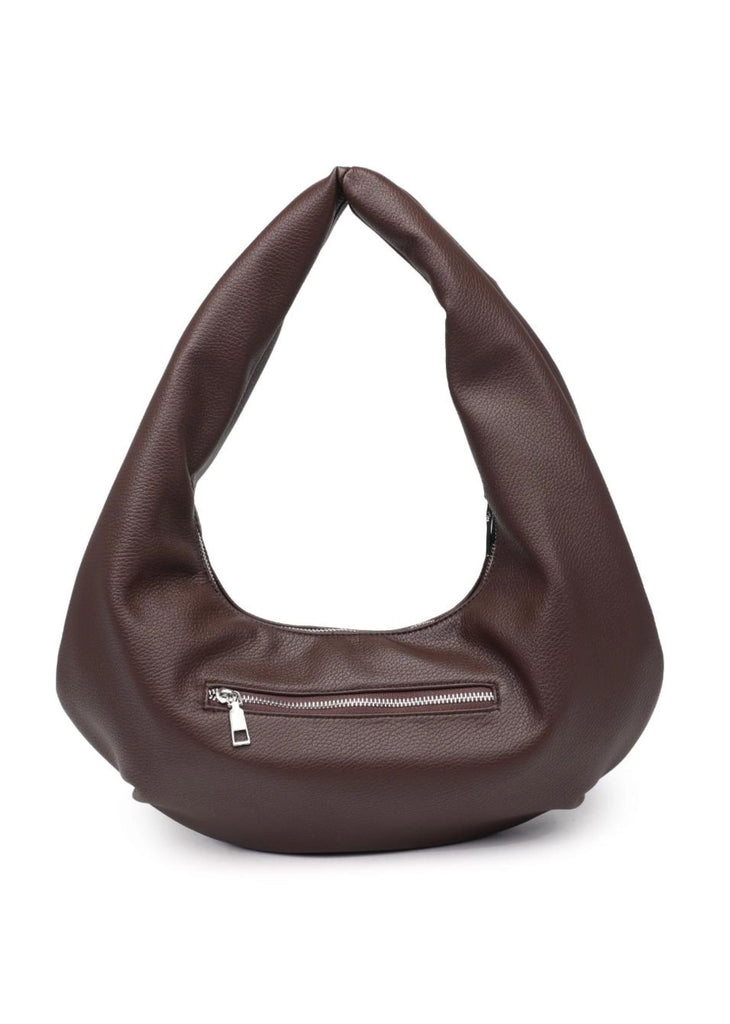 Grommet Shoulder Bag ★ Brown