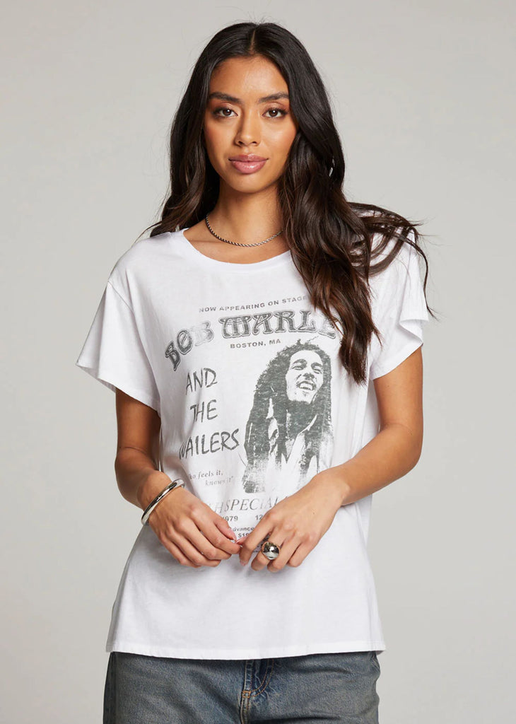 CHASER Bob Marley Band Tee ★ White