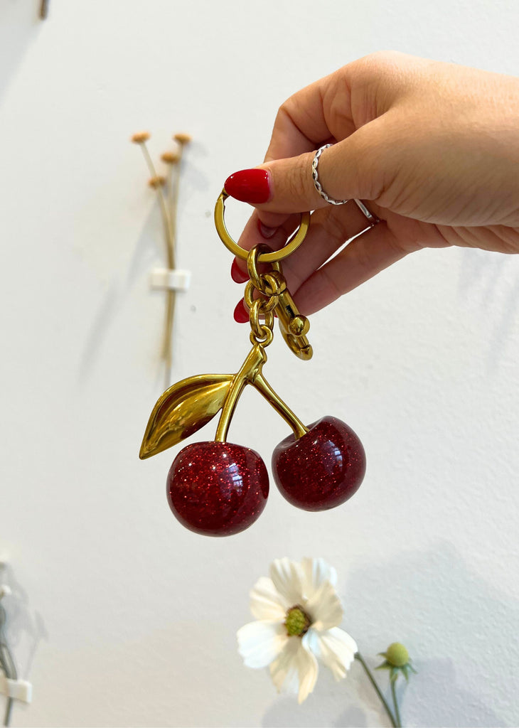 Cherry Bag Charm ★ Gold