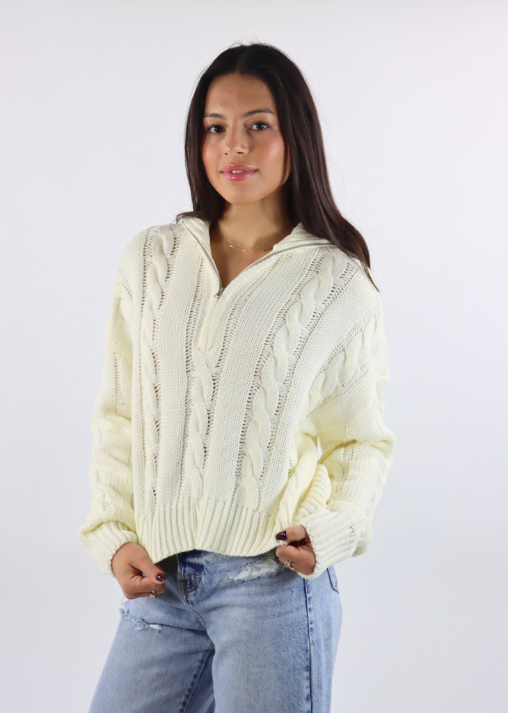 All I Wanna Do Sweater ★ Cream