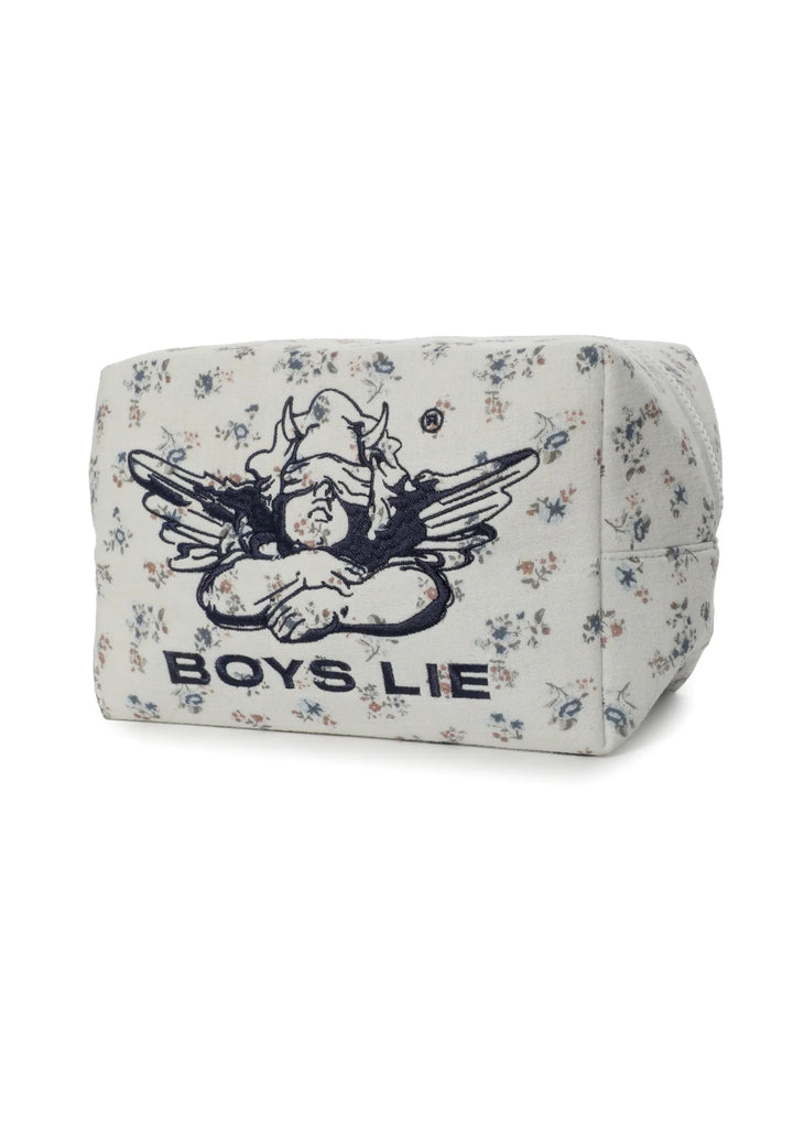 Boys Lie Violets Are Blue Pouch ★ White