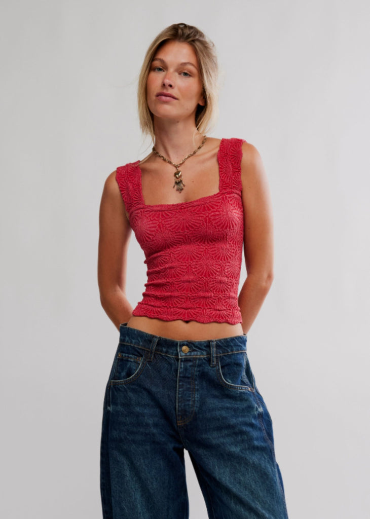 Free People Love Letter Cami ★ Red