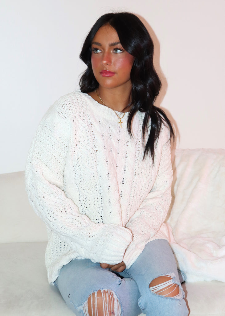 Feather Sweater ★ White