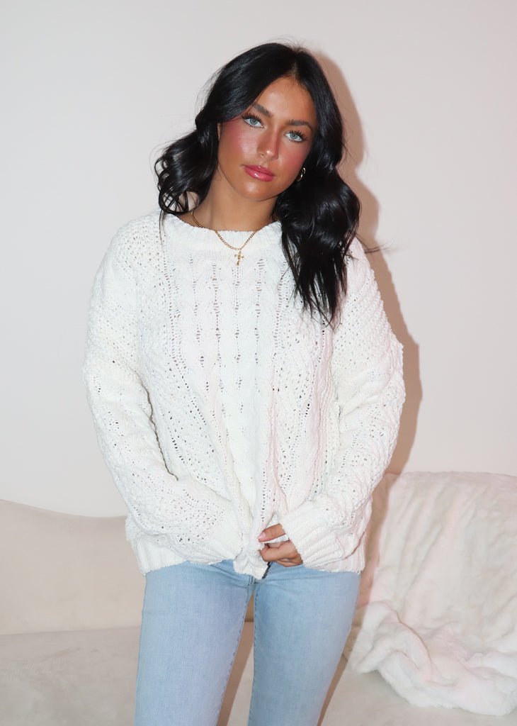 Feather Sweater ★ White
