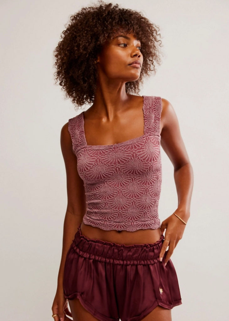 Free People Love Letter Cami ★ Burgundy