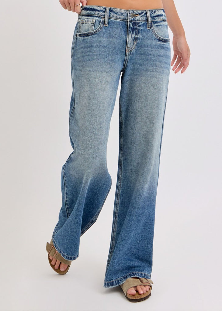 Ophelia Low Rise Wide Leg Jeans ★ Dark Wash