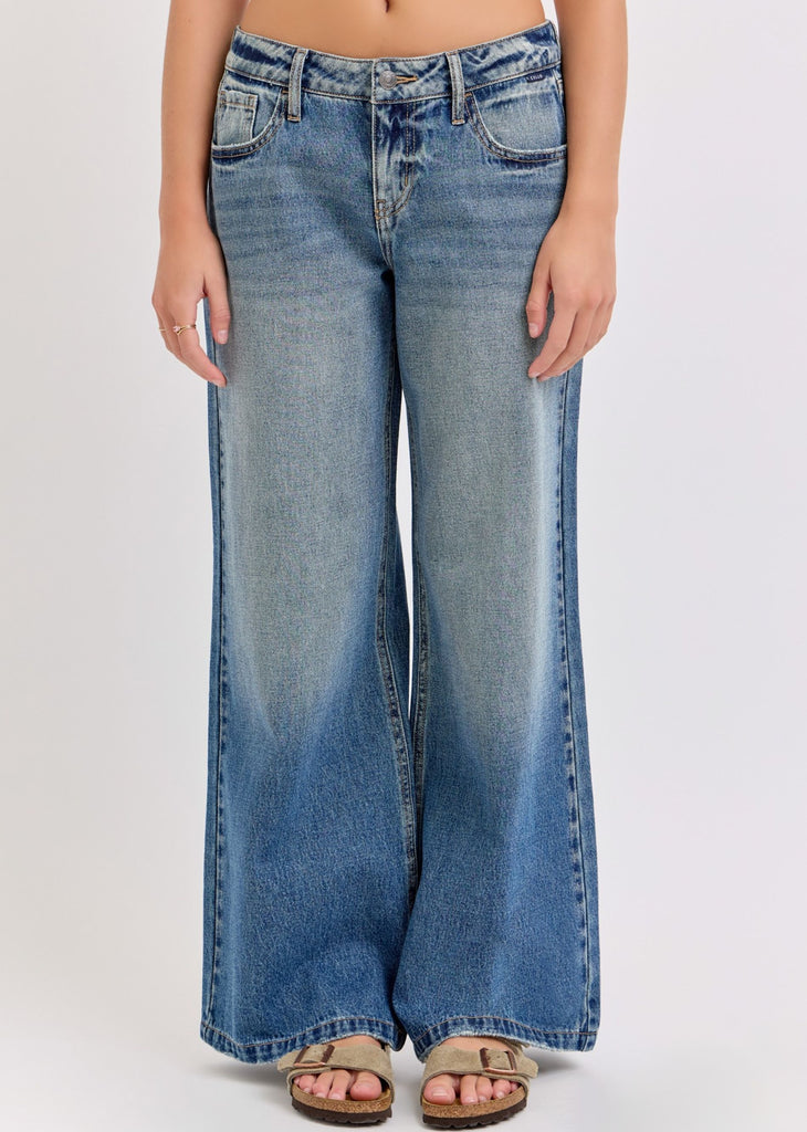 Ophelia Low Rise Wide Leg Jeans ★ Dark Wash