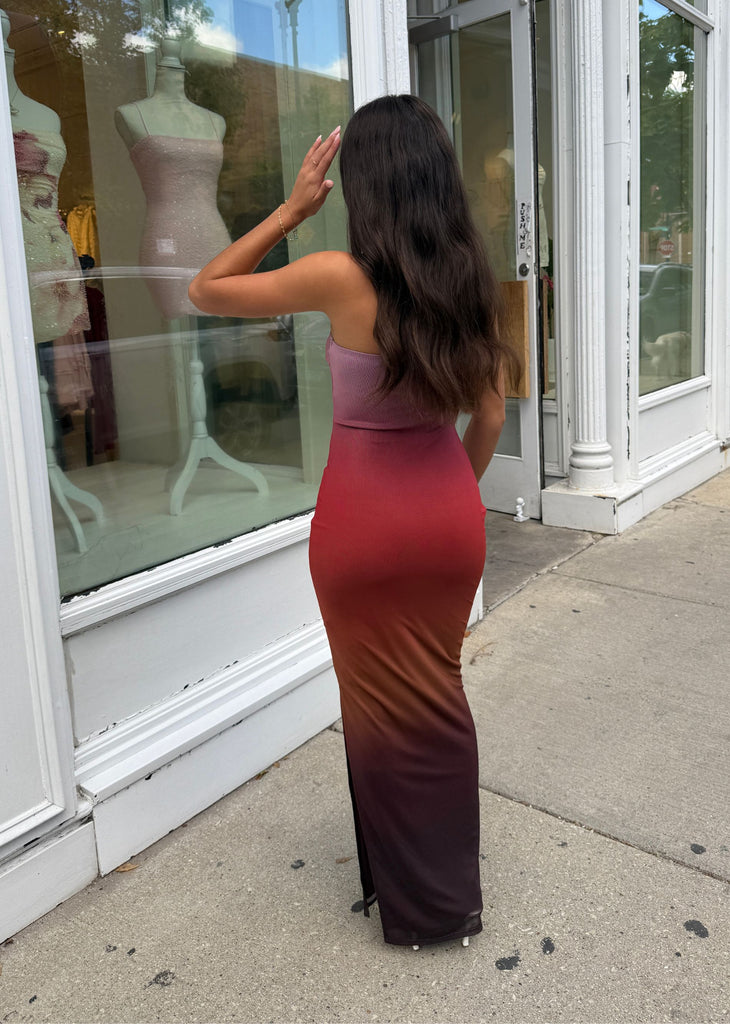 Falling Slowly Maxi Dress ★ Coral