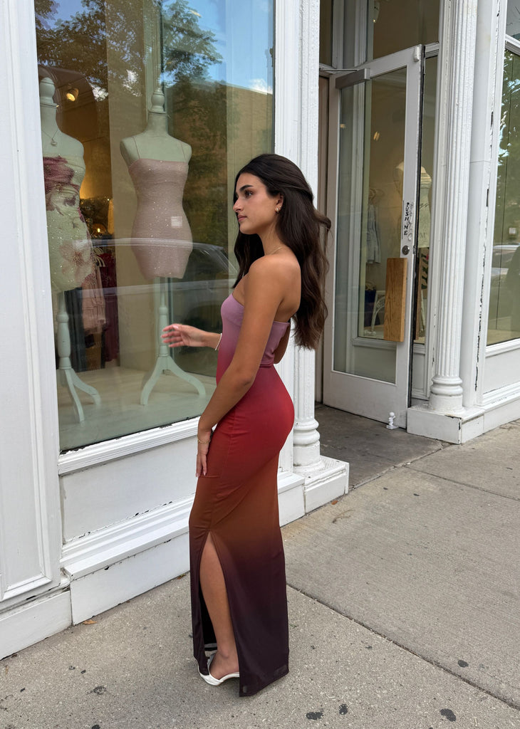 Falling Slowly Maxi Dress ★ Coral