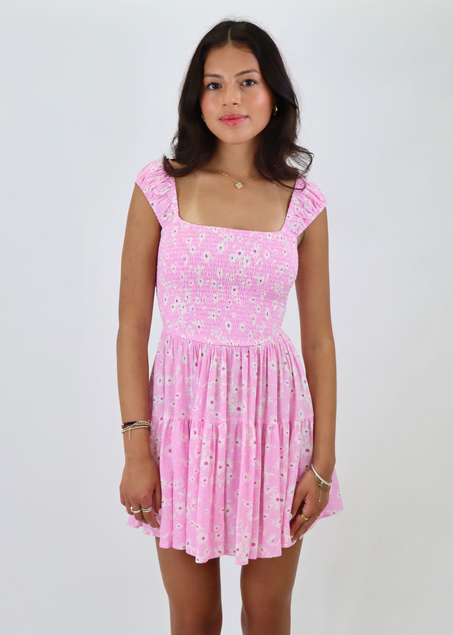 Forget Him Mini Dress ☆ Pink Floral – Rock N Rags Forget Him Mini Dress ☆ Pink Floral – Rock N Rags