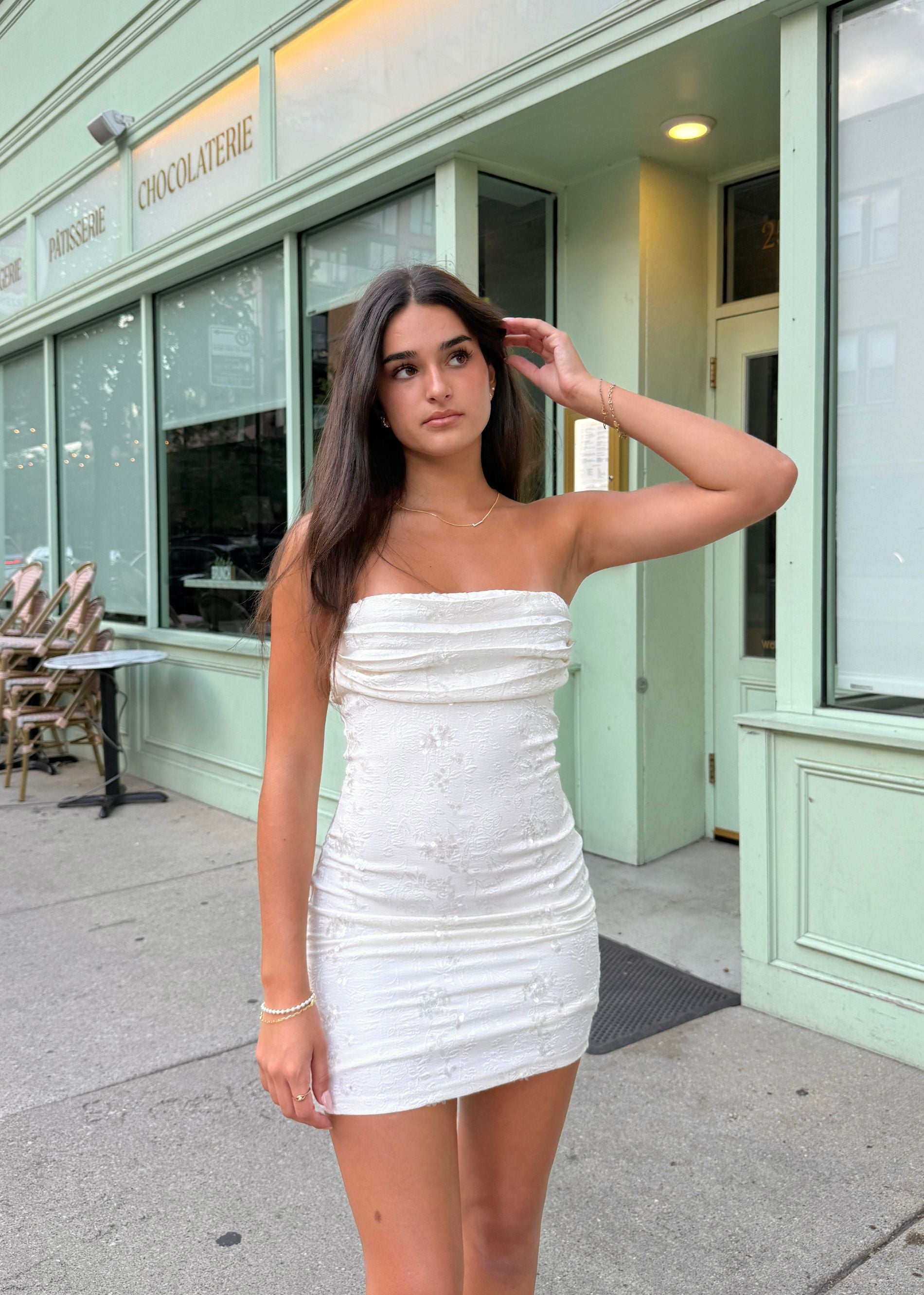 Enchanted Dress Ivory Medium , Women's By Rock N Rags