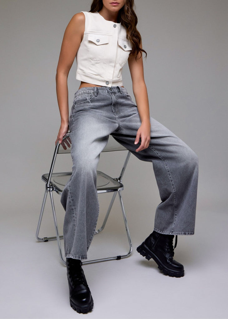 Fade to Grey Jeans ★ Washed Grey