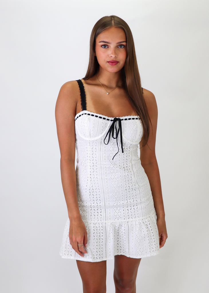 Picnic Date Mini Dress ☆ White – Rock N Rags