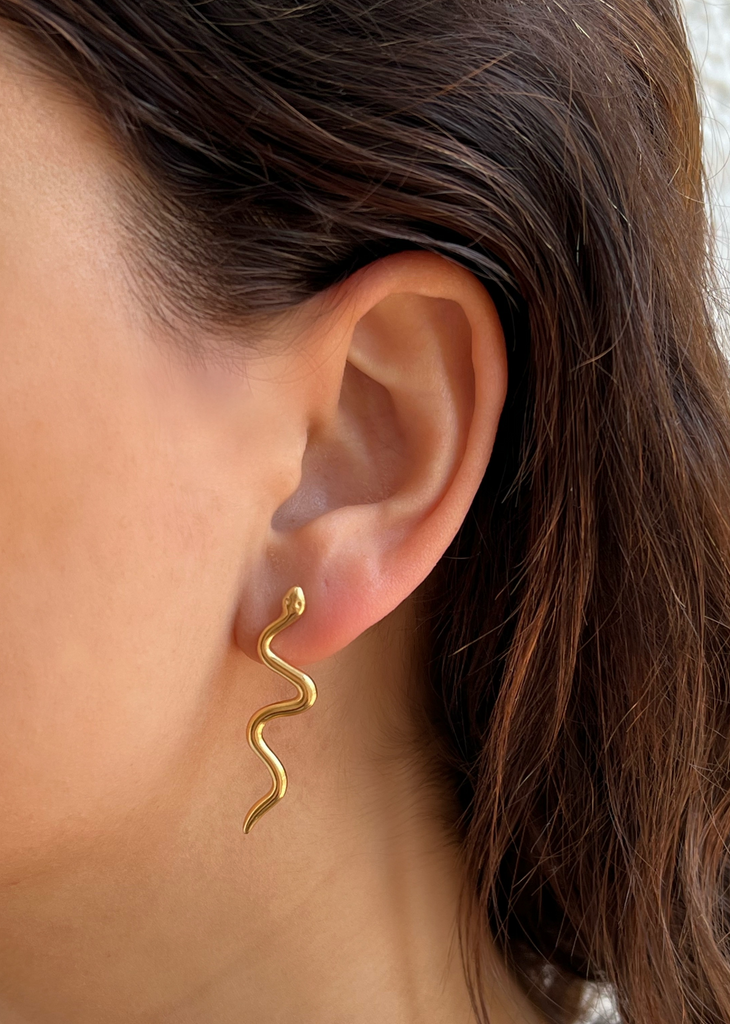 Snake Charmer Earrings ★ Gold