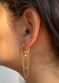 Chain Smoker Earrings ★ Gold