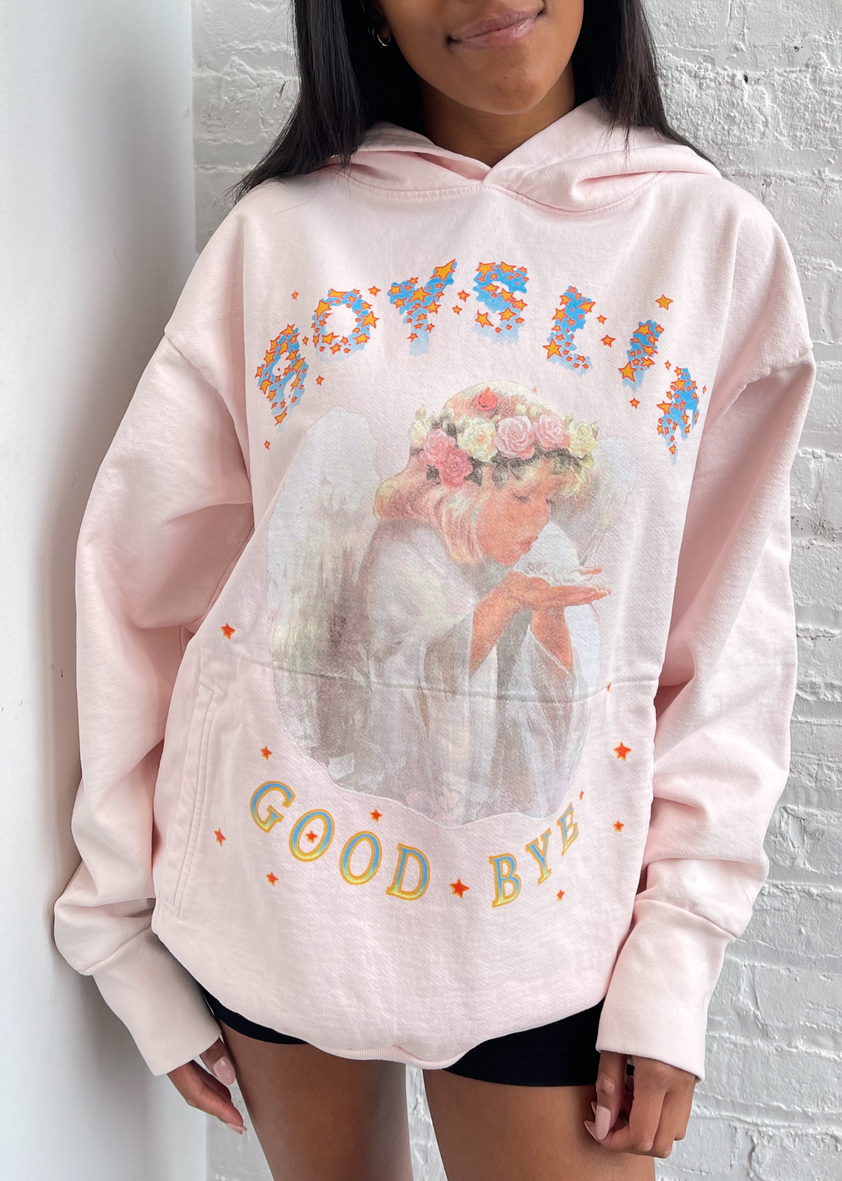 Boys Lie Goodbye Exclusive Sweatshirt ★ Light Pink – Rock N Rags