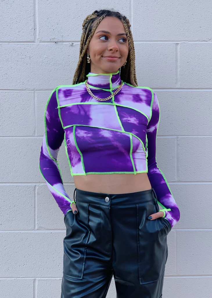Aspen Long Sleeve Top ★ Purple – Rock N Rags
