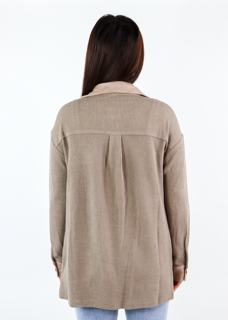 When I Needed You The Most Jacket ★ Taupe