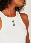 Mayfair Affirmation Ribbed Tank ★ White