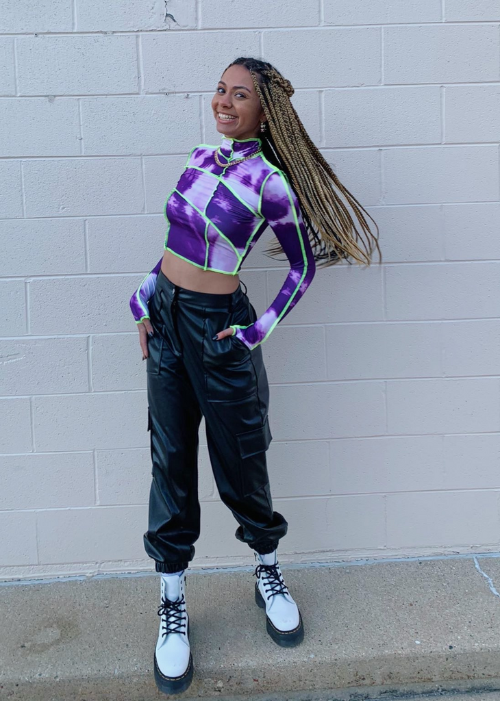 Aspen Long Sleeve Top ★ Purple – Rock N Rags